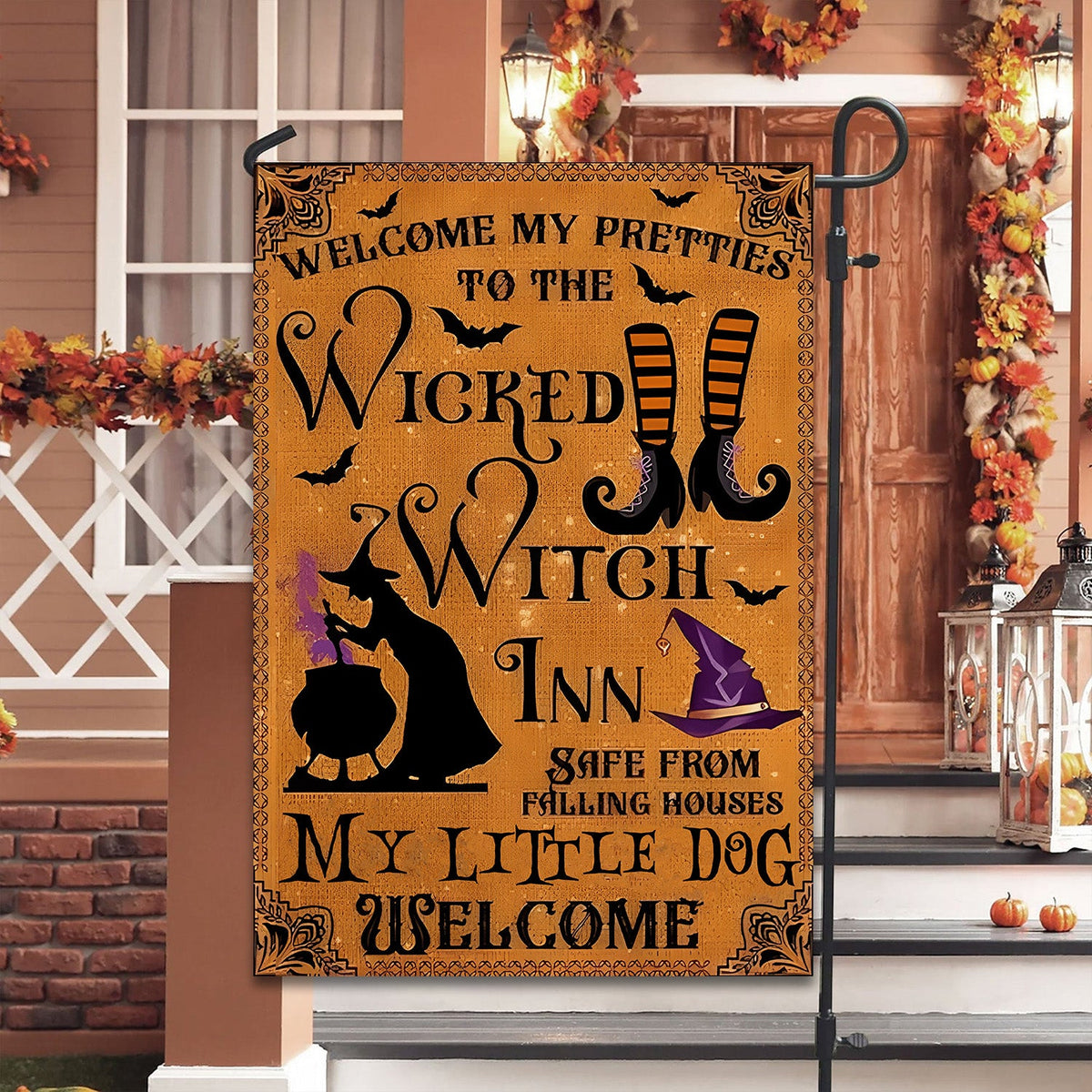 Welcome to the Wicked - Halloween Garden Flag, House Flag