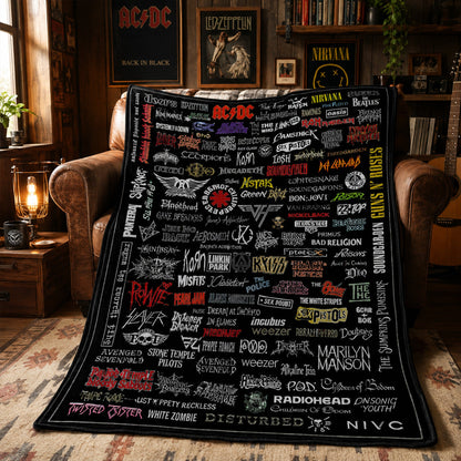 Rock Lovers - Classic Rock Legends Blanket Version 4