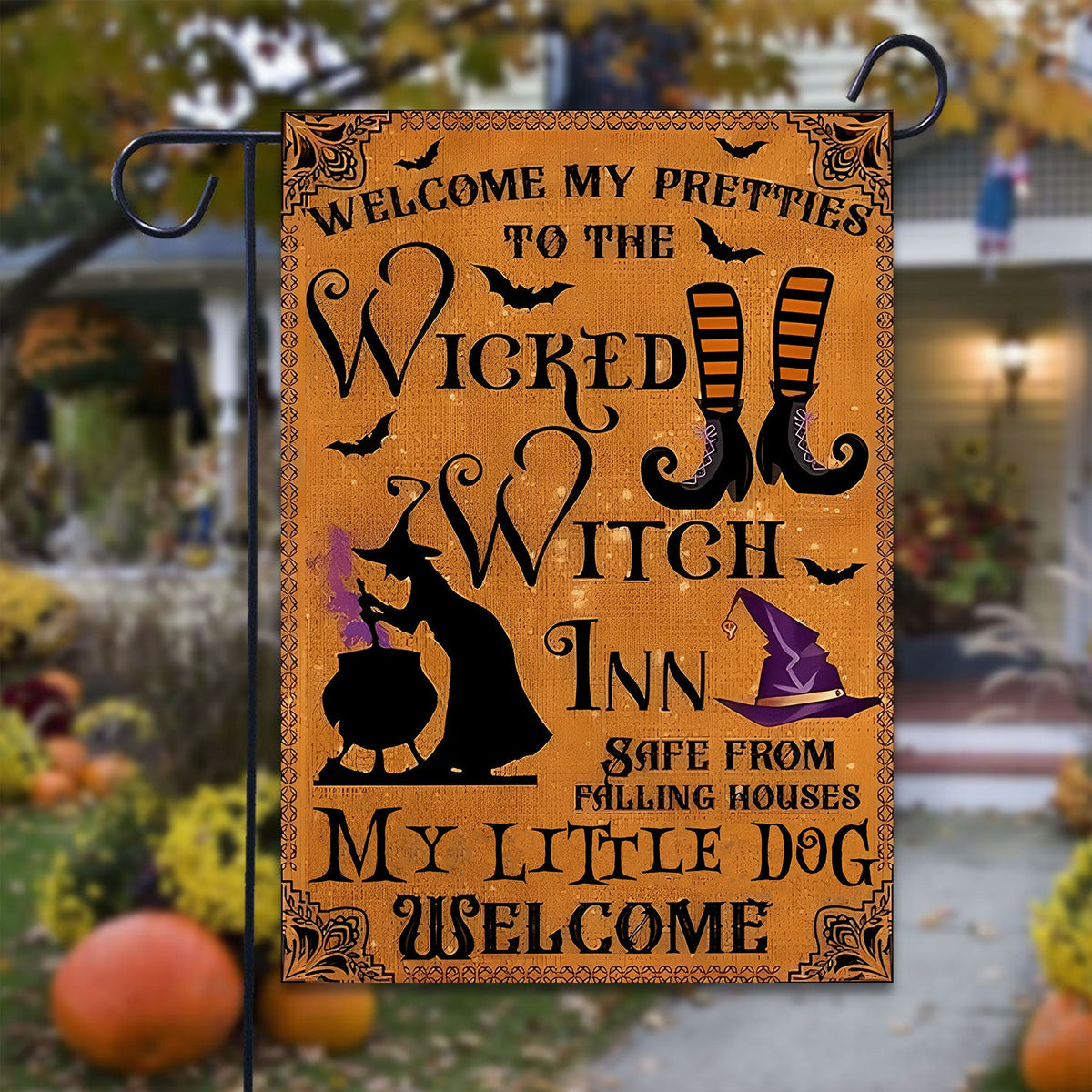 Welcome to the Wicked - Halloween Garden Flag, House Flag