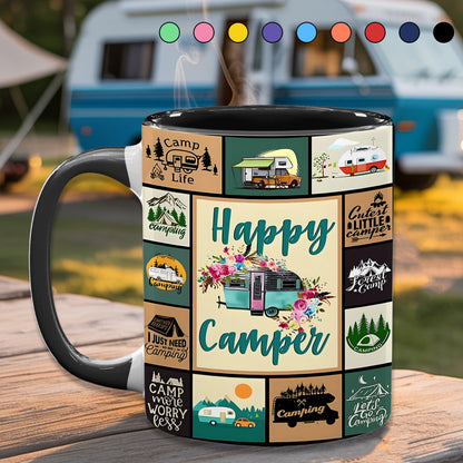 Happy Camper - The Camping Vintage Collection Accent Mug