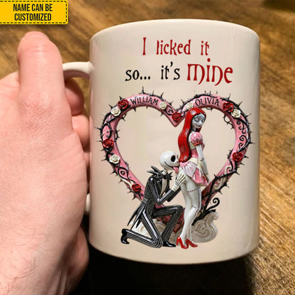 It's Mine - Personalized Couple White Mug
