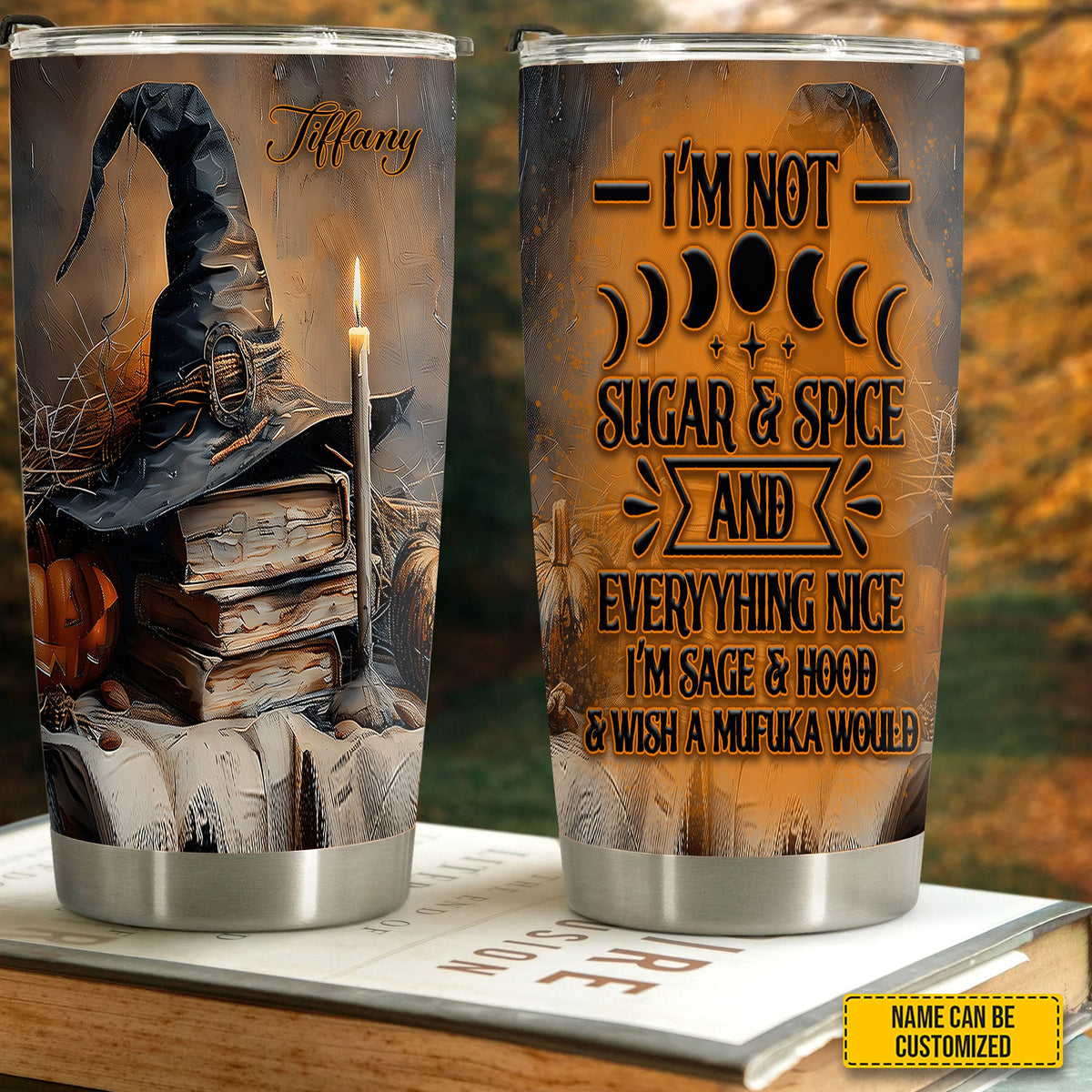 Personalized Witchy Vibes Tumbler