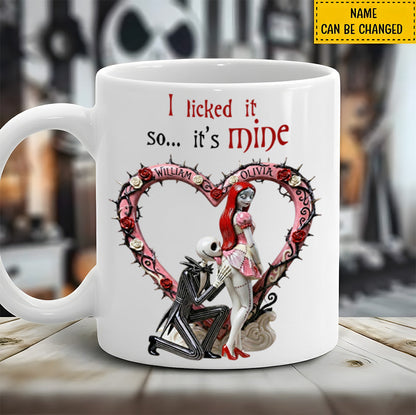 It's Mine - Personalized Couple White Mug