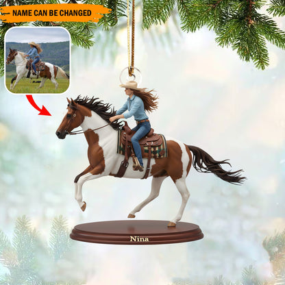Rider Legend – Personalized Western Ornament