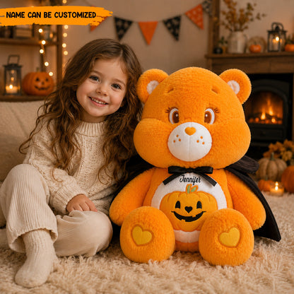 Personalized Halloween Bear Shaped Pillow