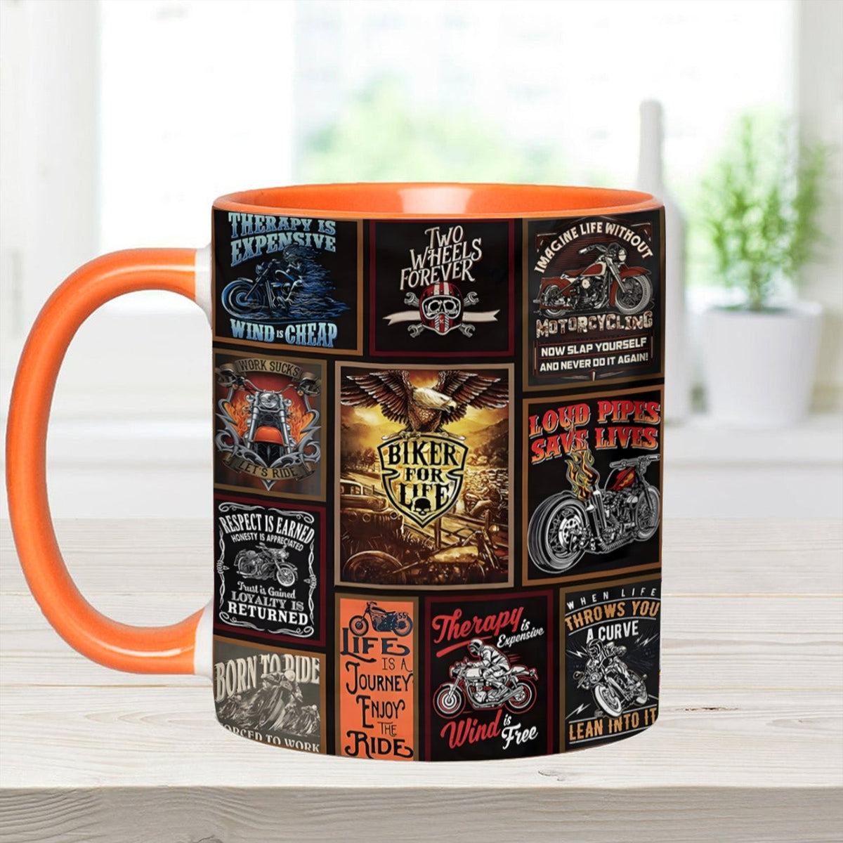 Vintage Biker Collection Accent Mug