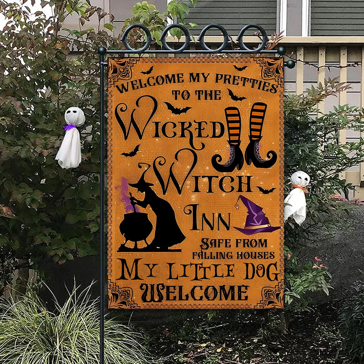 Welcome to the Wicked - Halloween Garden Flag, House Flag
