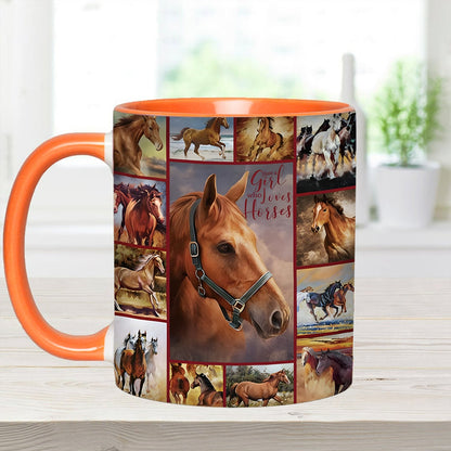 Love Horses - Horse Accent Mug