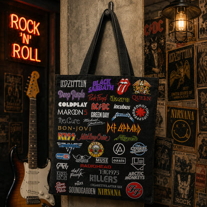 Rock Lovers - Classic Rock  Legends Editions Tote Bag Version 2