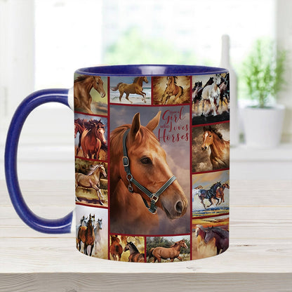 Love Horses - Horse Accent Mug