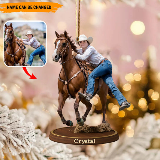 Rider Legend – Personalized Western Ornament