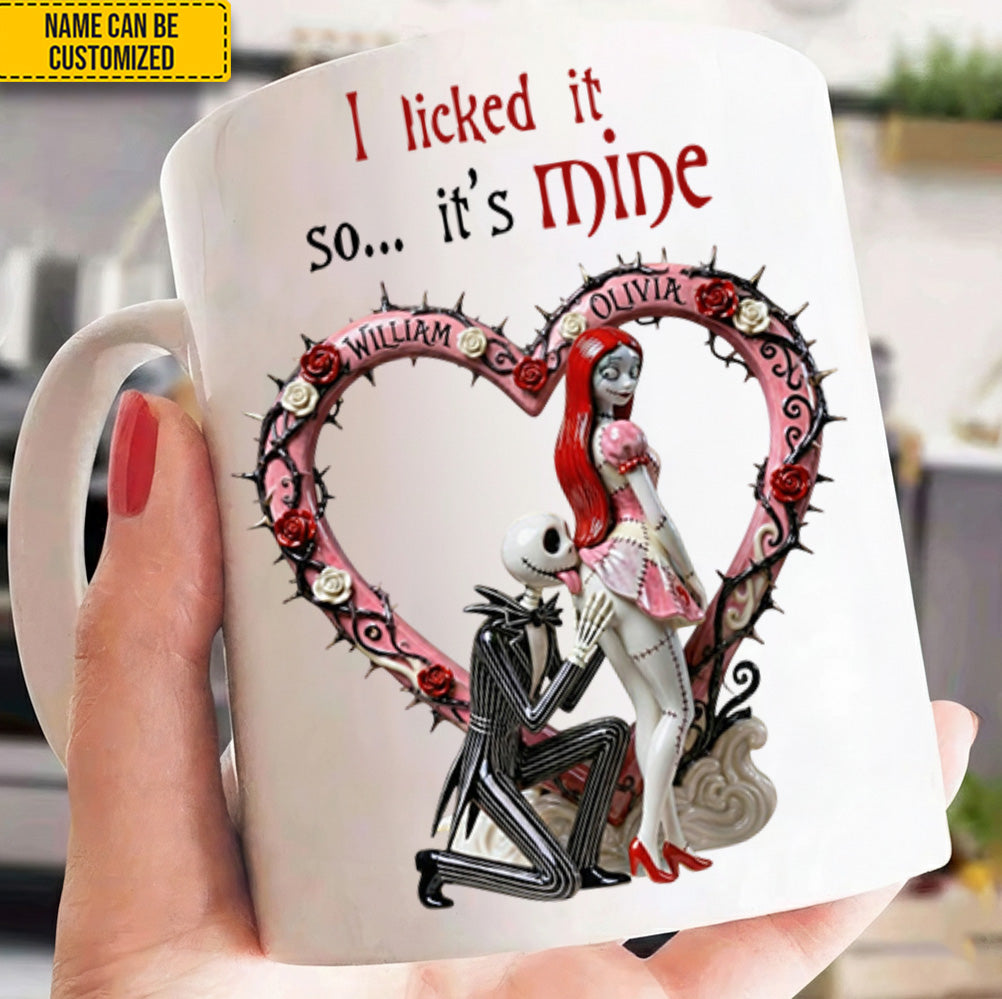 It's Mine - Personalized Couple White Mug
