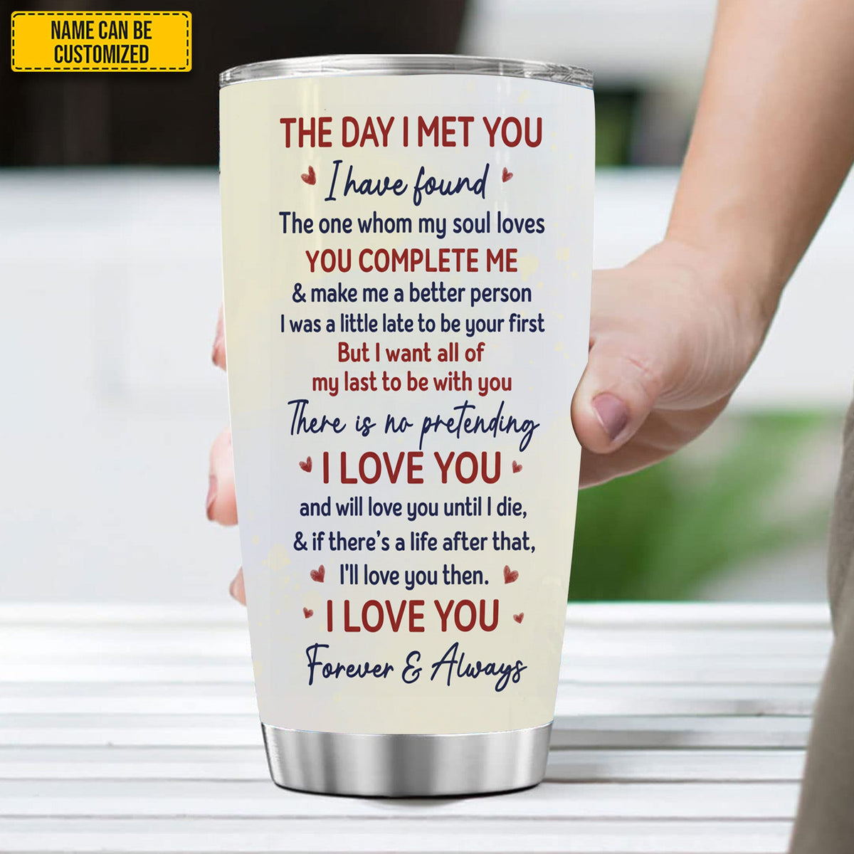 You & Me – We Got This - Personalized Couple Tumbler