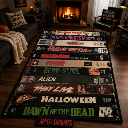 Retro Horror VHS Blanket Version 5