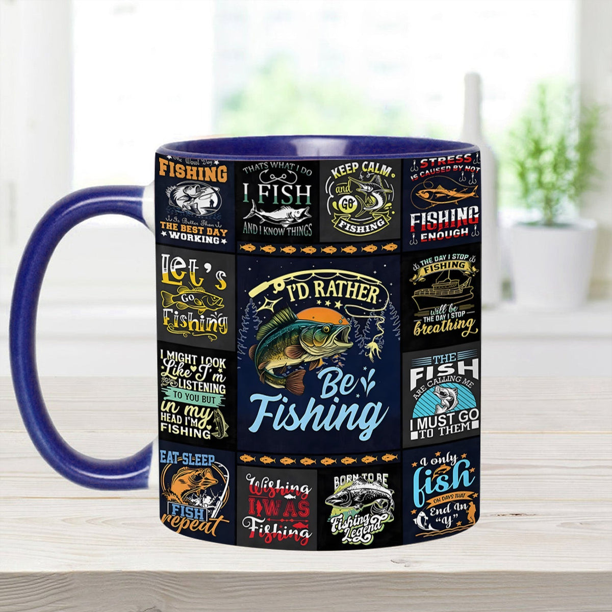 Fishing Collection Accent Mug
