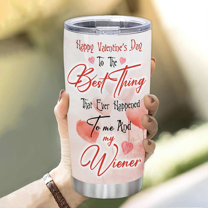 You Are My Favorite Thing To Do - Personalized Couple Tumbler