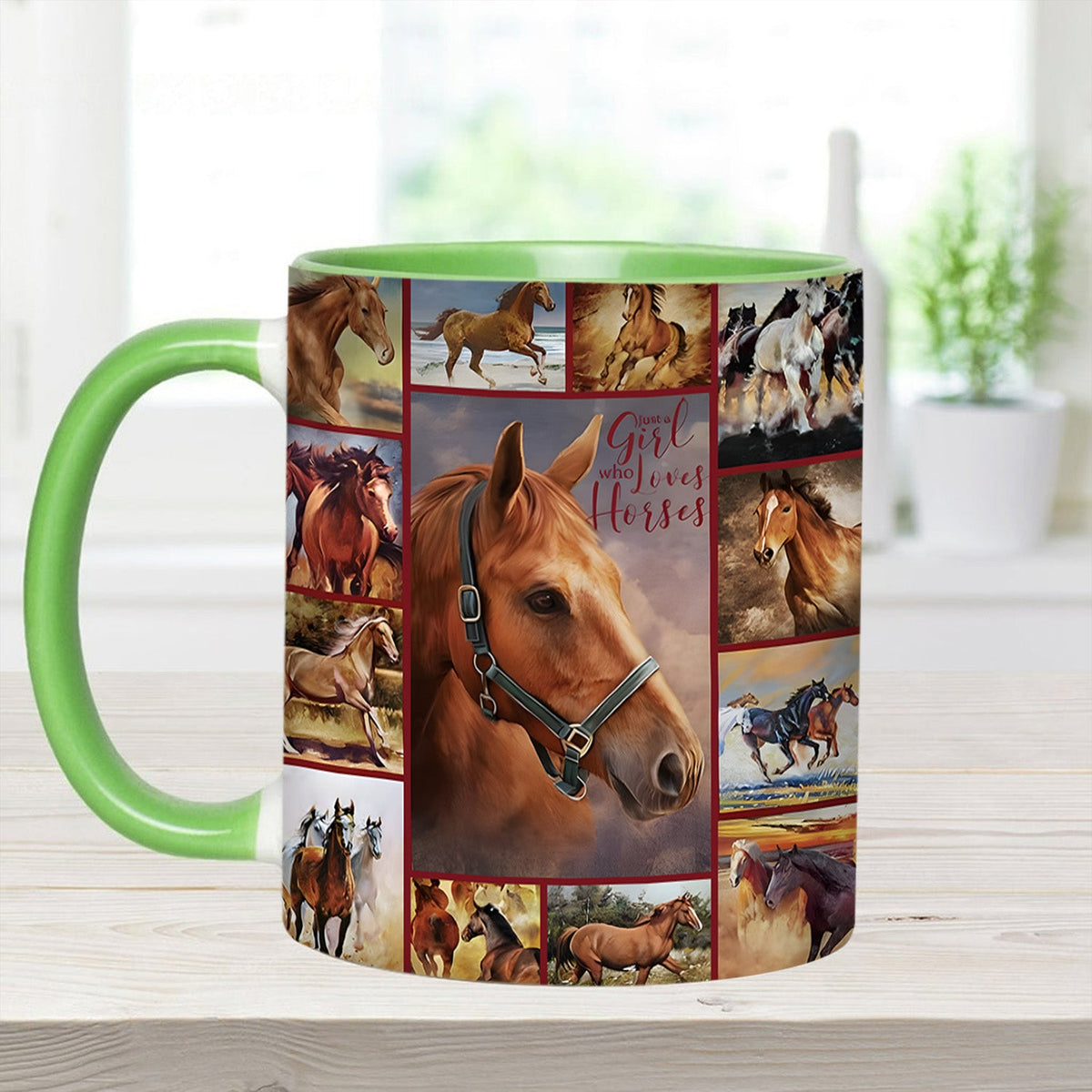 Love Horses - Horse Accent Mug