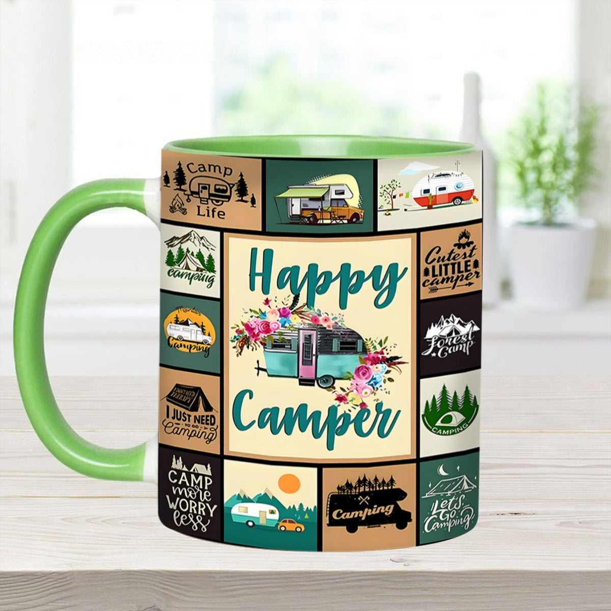 Happy Camper - The Camping Vintage Collection Accent Mug