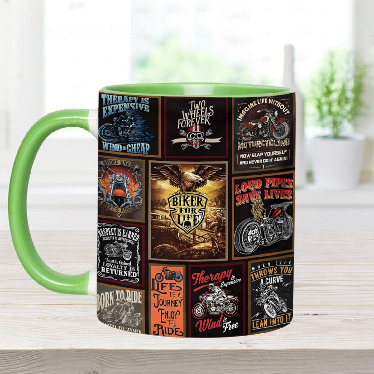 Vintage Biker Collection Accent Mug