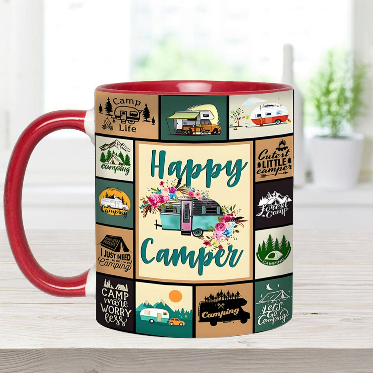 Happy Camper - The Camping Vintage Collection Accent Mug