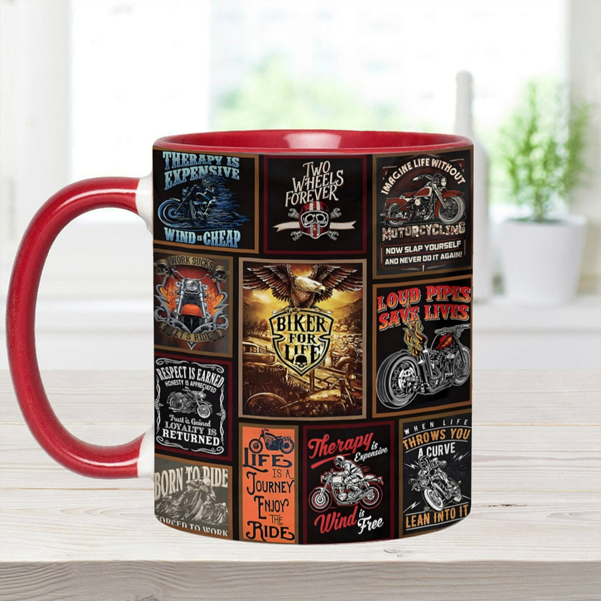 Vintage Biker Collection Accent Mug