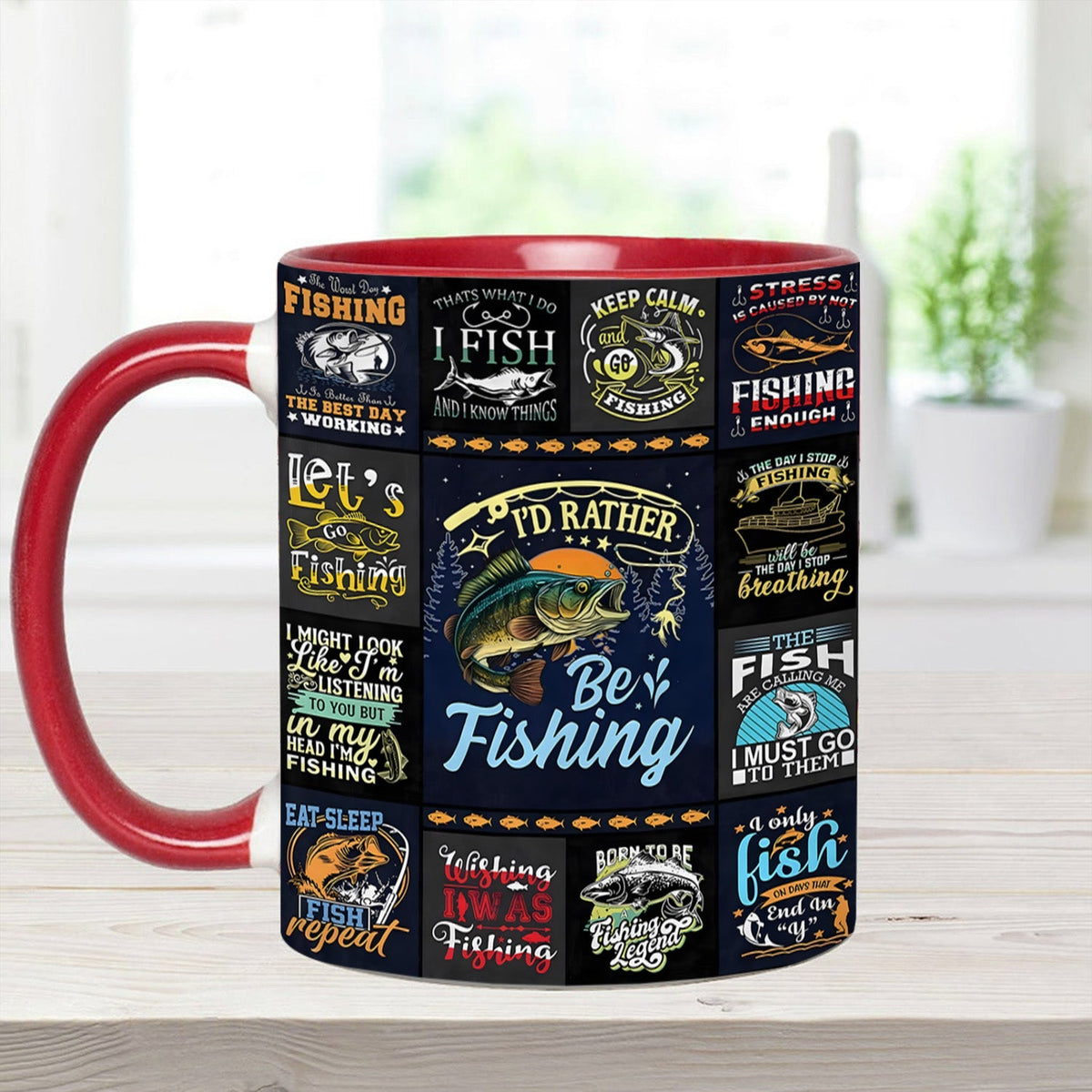 Fishing Collection Accent Mug