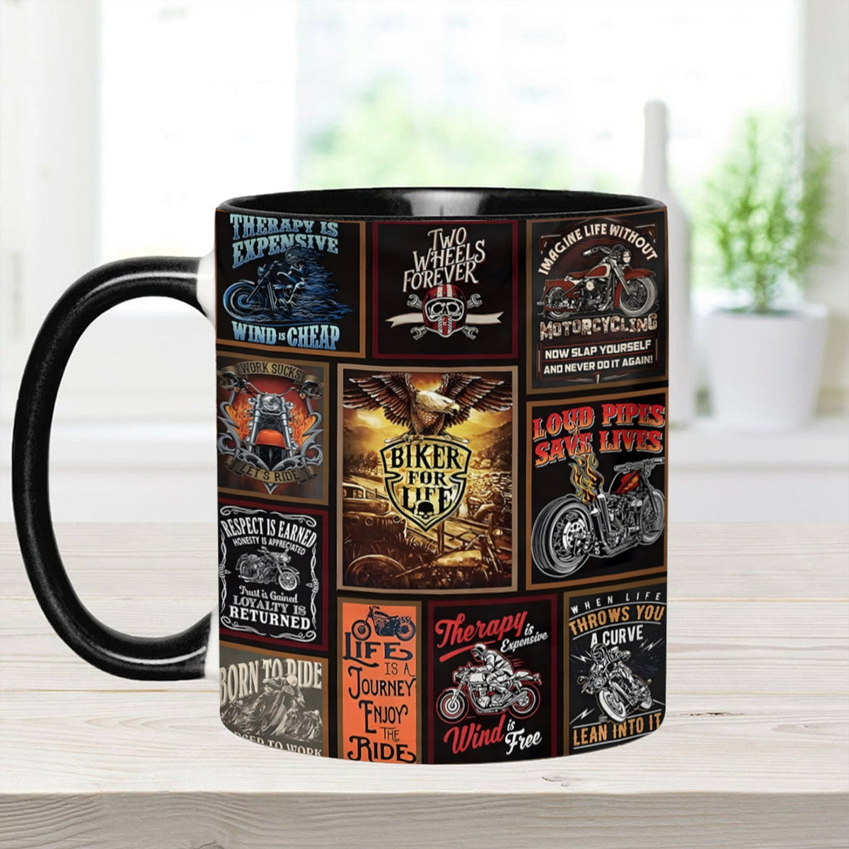 Vintage Biker Collection Accent Mug