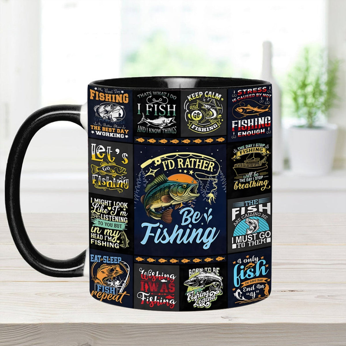 Fishing Collection Accent Mug