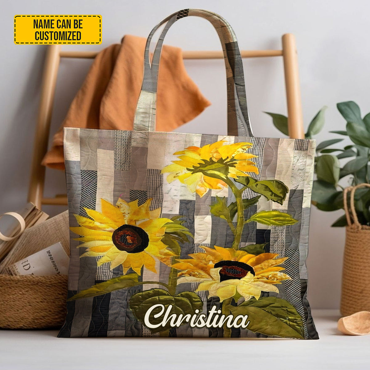 Sunflower Beautiful - Personalized Sunflower Tote Bag