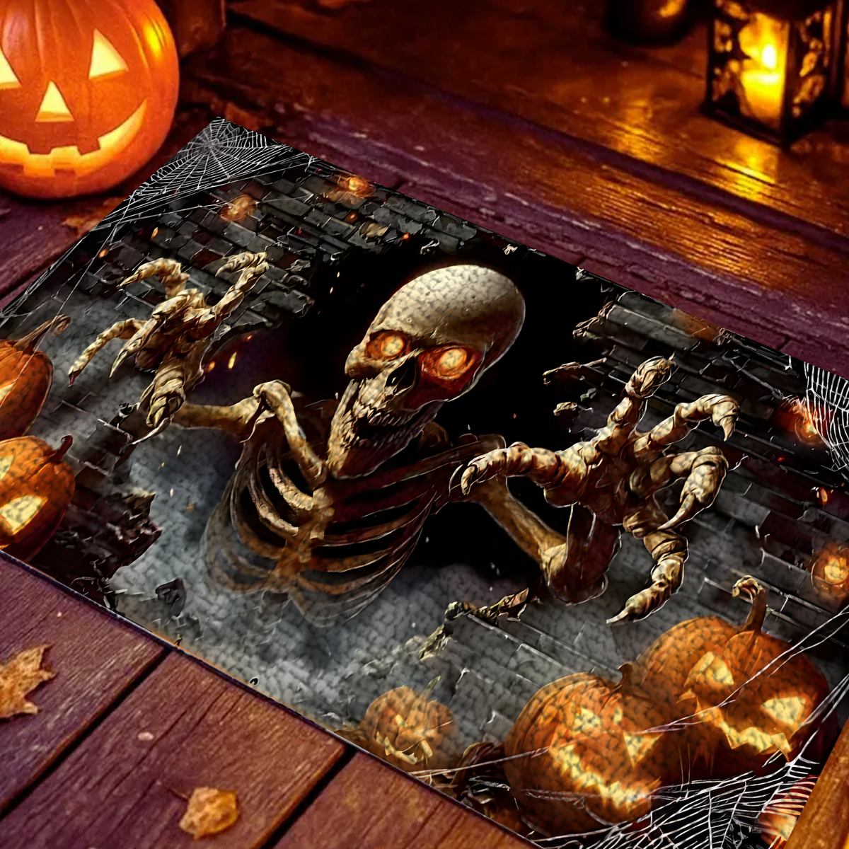 Horror Halloween Skeleton Doormat