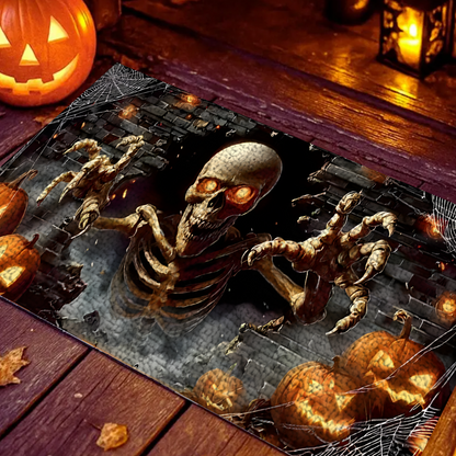 Horror Halloween Skeleton Doormat