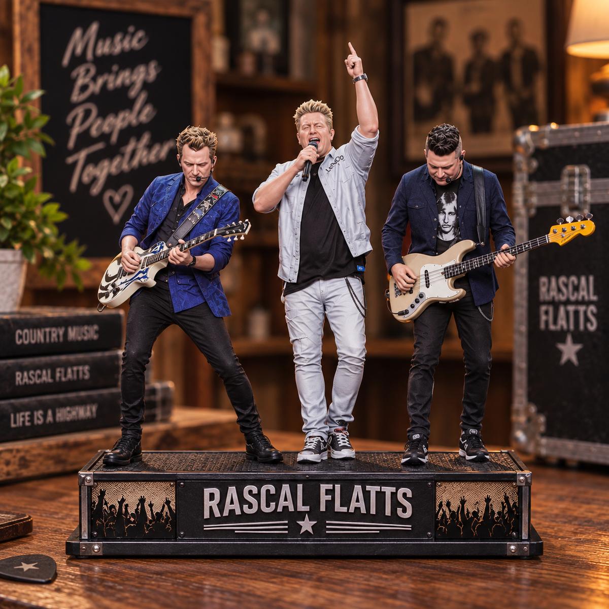 Rascal Flatts – Country Music Band Inspired Acrylic Plaque