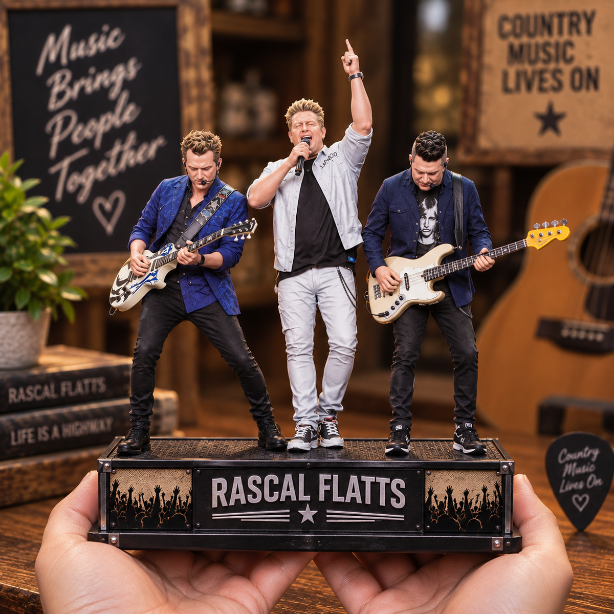 Rascal Flatts – Country Music Band Inspired Acrylic Plaque