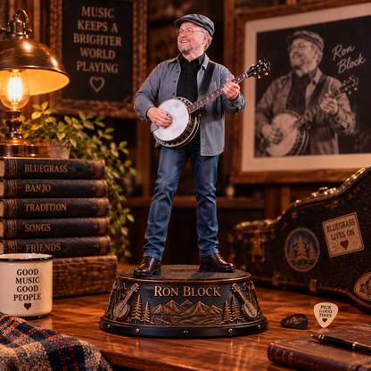 Ron Block – Bluegrass Banjo Music Inspired Acrylic Plaque