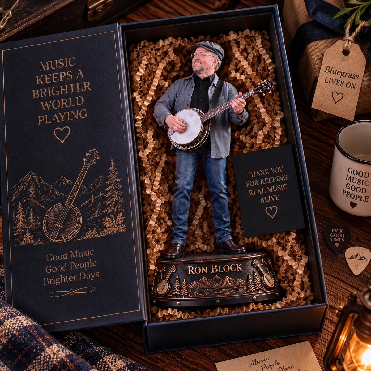 Ron Block – Bluegrass Banjo Music Inspired Acrylic Plaque