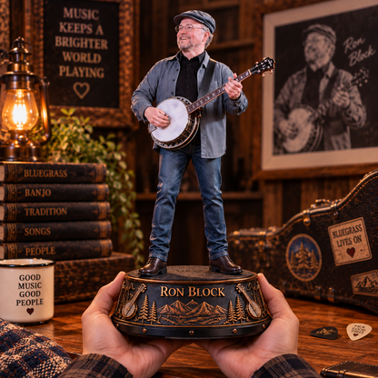 Ron Block – Bluegrass Banjo Music Inspired Acrylic Plaque