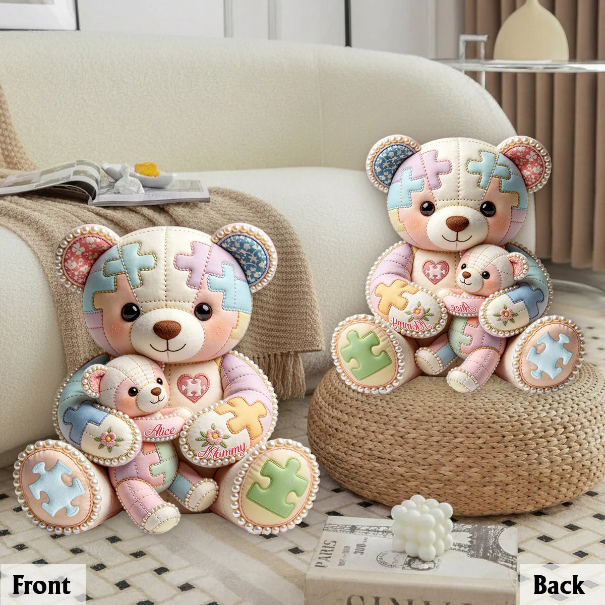 Autism Mom - Personalized Mother Shaped Pillow