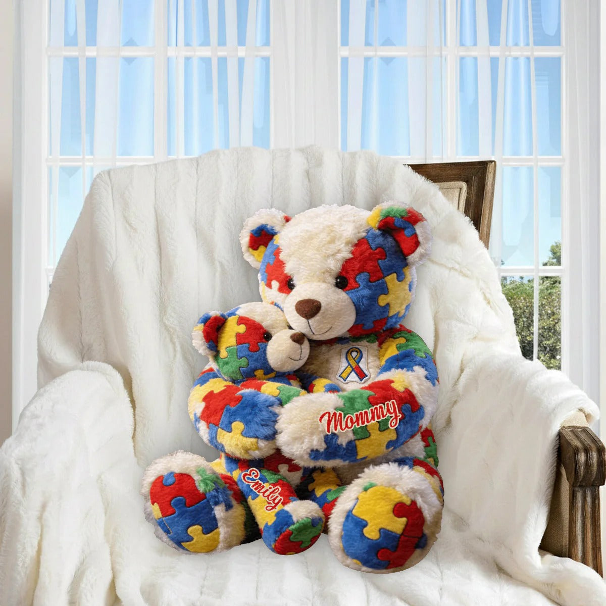 Mom And Kid - Personalized Mom Pillow