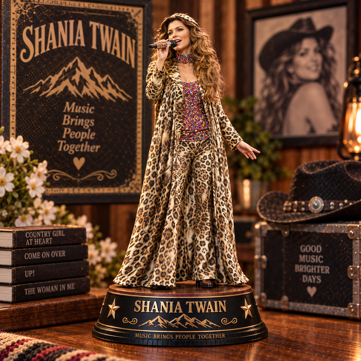 Shania Twain – Queen of Country Pop Inspired Acrylic Plaque