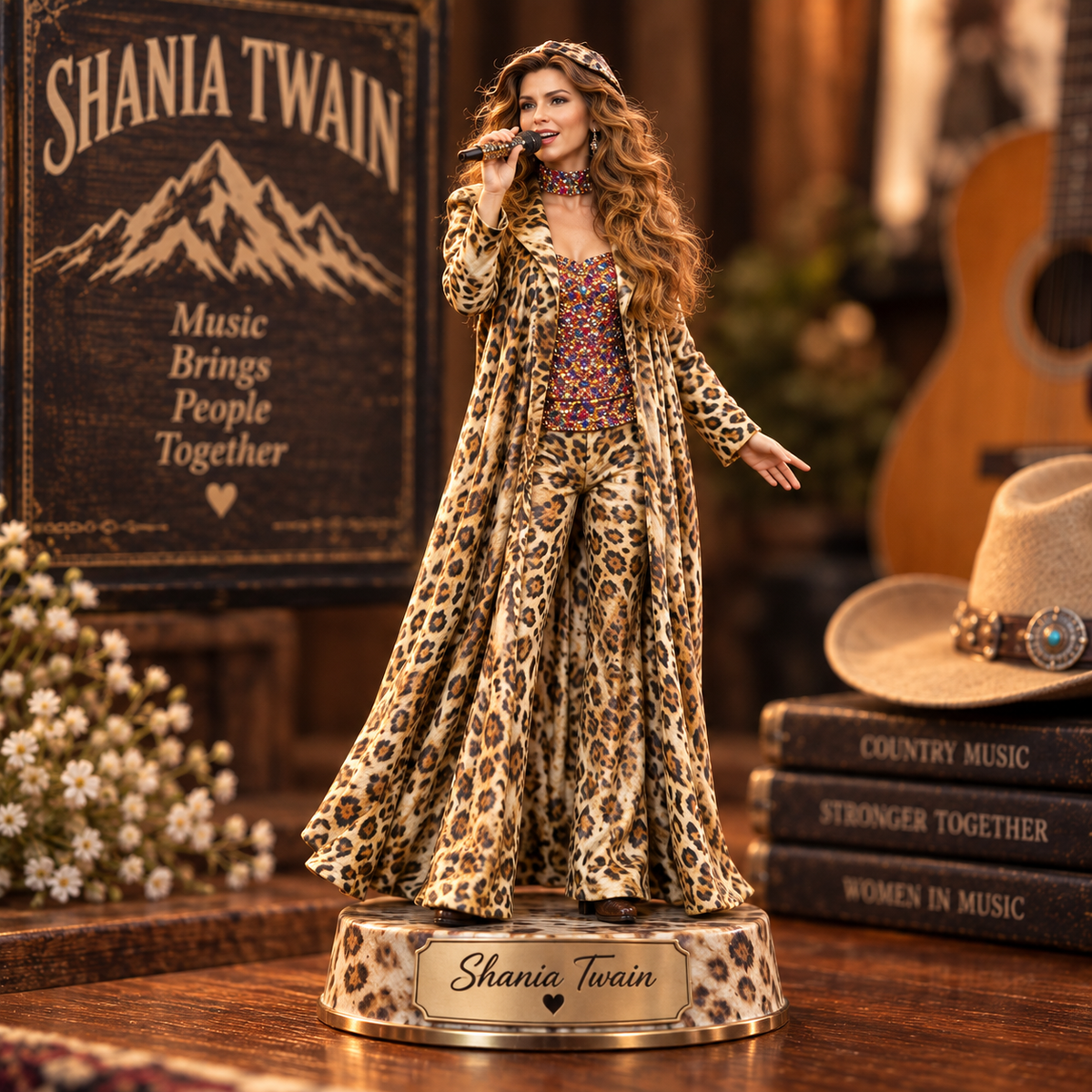 Shania Twain – Queen of Country Pop Inspired Acrylic Plaque