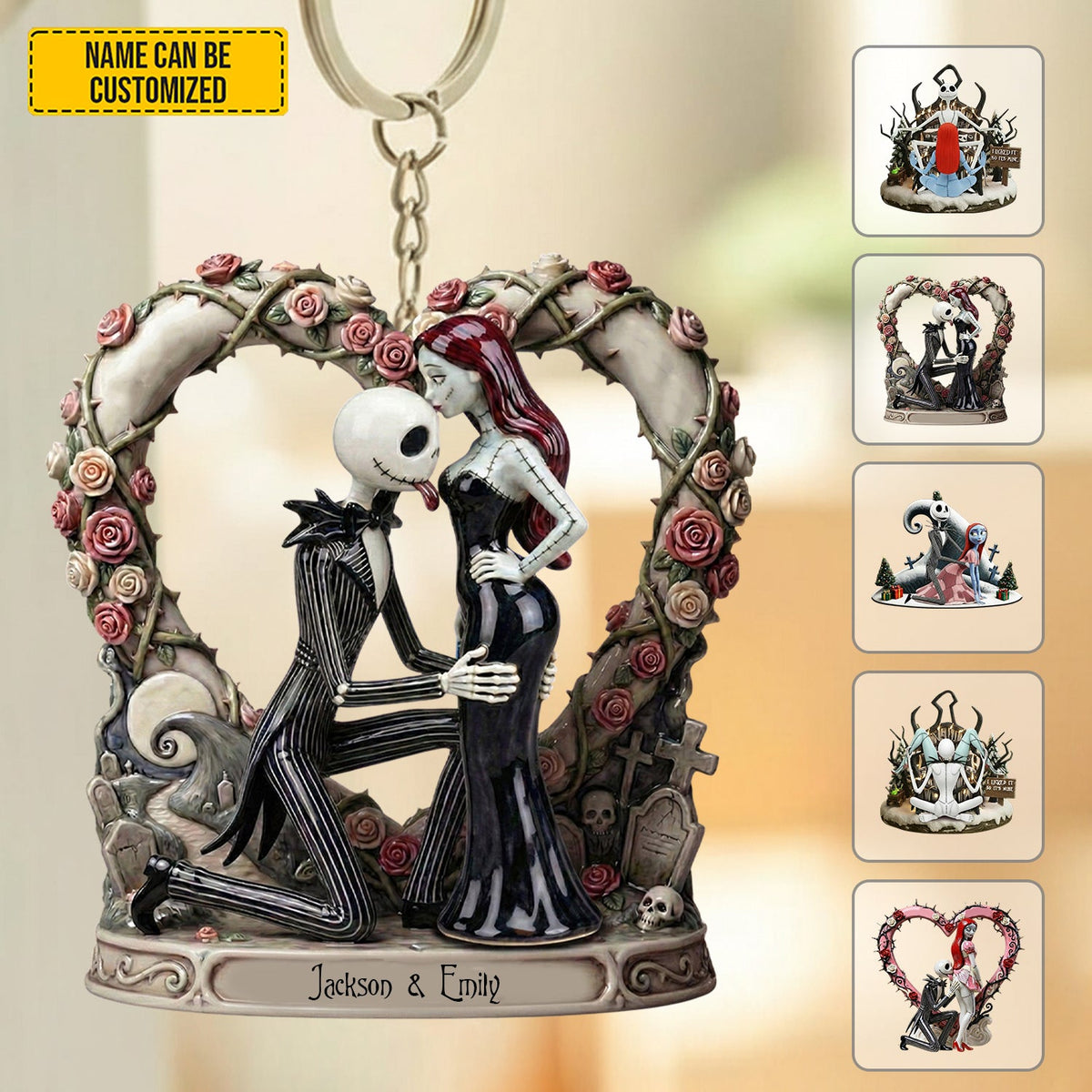Personalized Funny Couple Keychain