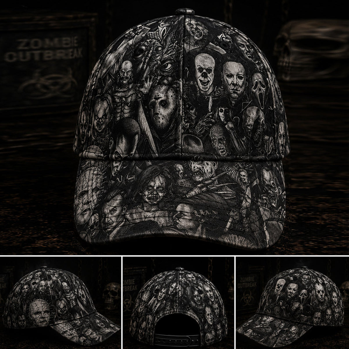 Halloween Horror Icons Classic Cap Version 10