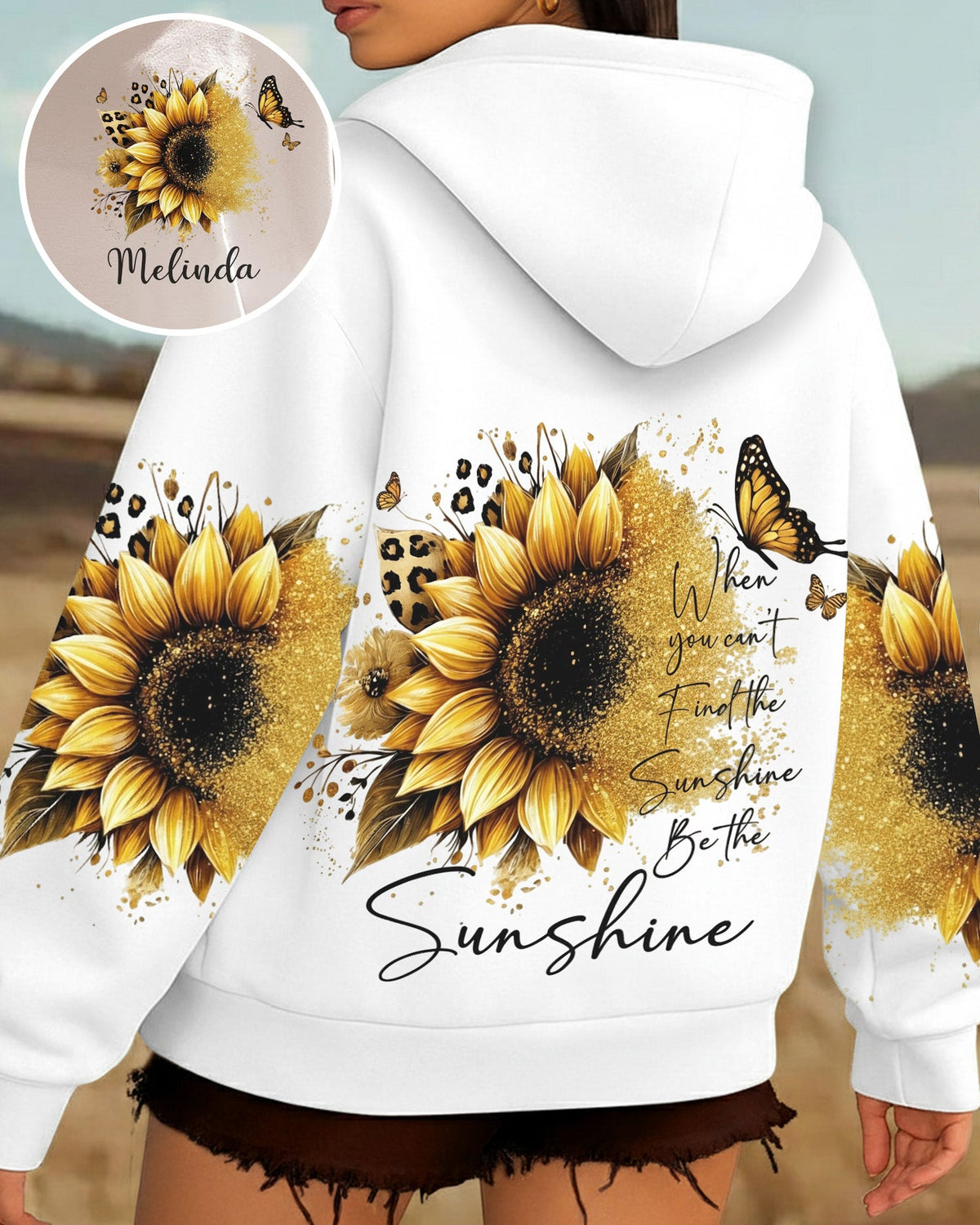 Sunflower Inspirational - Personalized Sunflower All Over Print Shirt