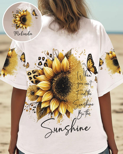 Sunflower Inspirational - Personalized Sunflower All Over Print Shirt