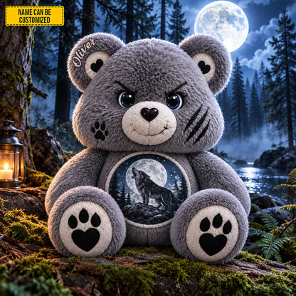 Personalized Bear Wolf Custom Shaped Pillow
