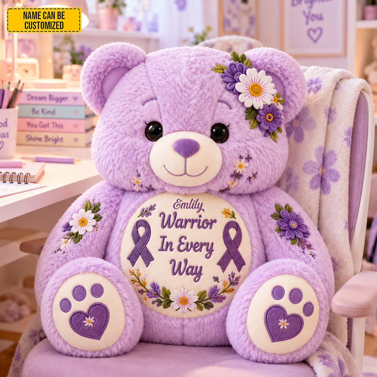 Personalized Bear Brain Tumor Pillow