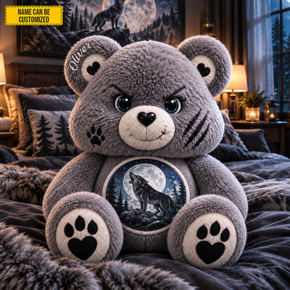 Personalized Bear Wolf Custom Shaped Pillow