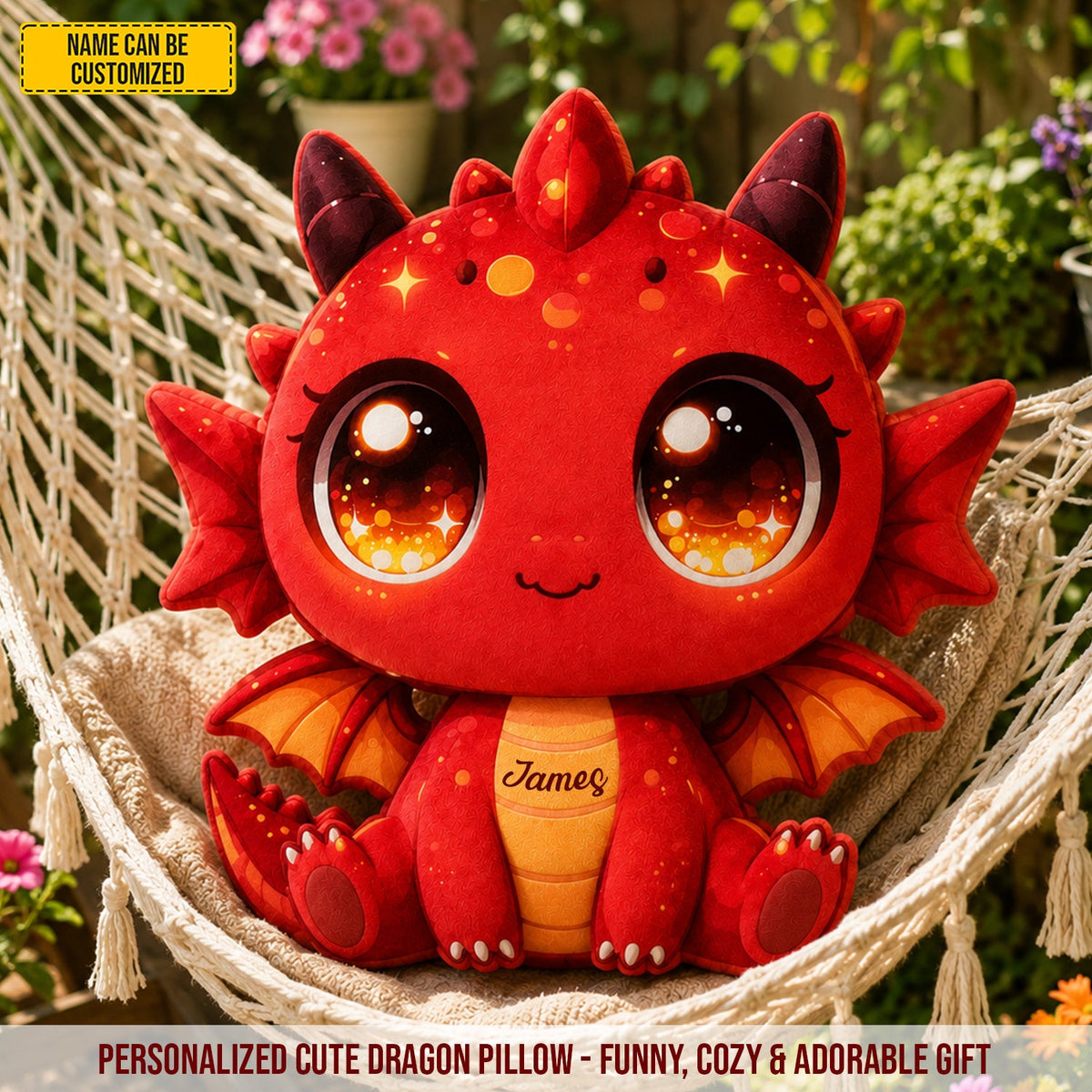 Personalized Cute Dragon Custom Shaped Pillow