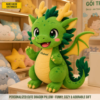 Personalized Cute Dragon Custom Shaped Pillow