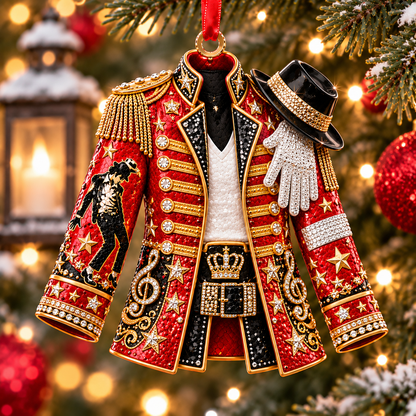 Michael Jackson Christmas Ornament - Classic Music Legend Gift